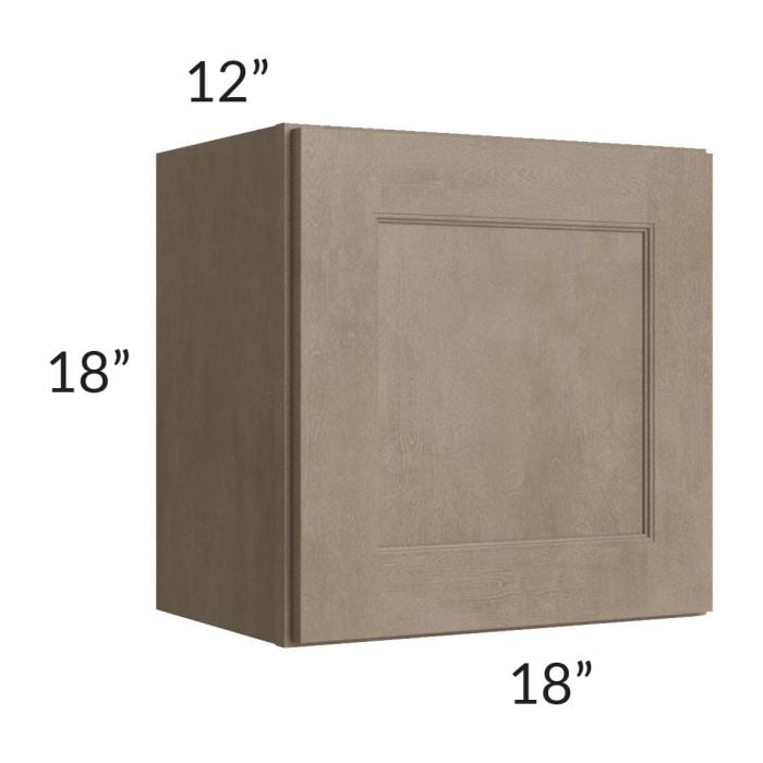 RTA Cobblestone Grey 18" x 18" Wall Cabinet