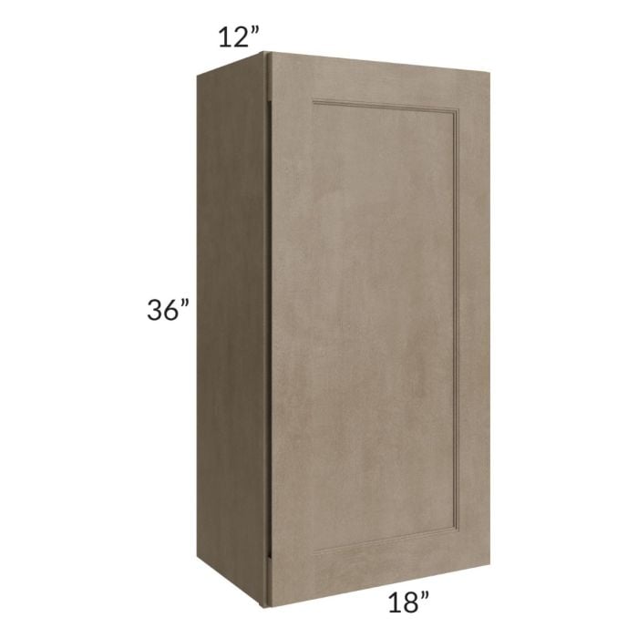 RTA Cobblestone Grey 18" x 36" Wall Cabinet