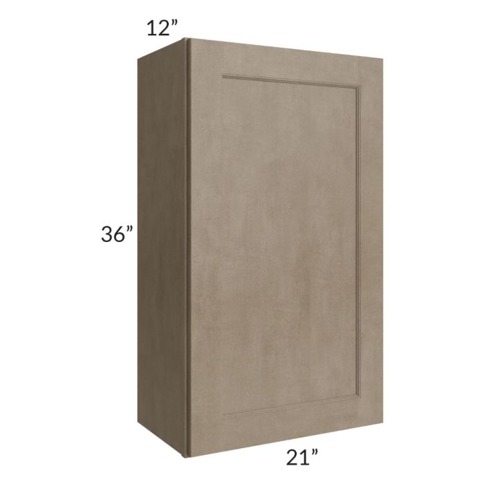 RTA Cobblestone Grey 21" x 36" Wall Cabinet