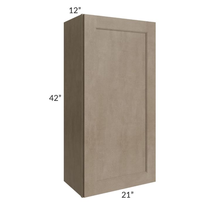 RTA Cobblestone Grey 21" x 42" Wall Cabinet