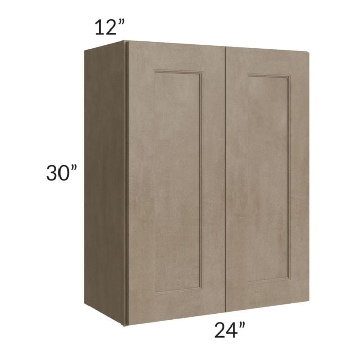 RTA Cobblestone Grey 24" x 30" Wall Cabinet