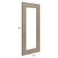 RTA Cobblestone Grey 24" x 36" Corner Glass Door