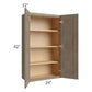RTA Cobblestone Grey 24" x 42" Wall Cabinet