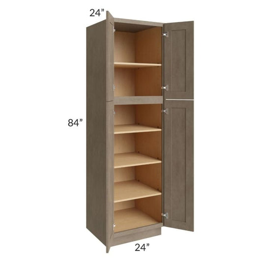 RTA Cobblestone Grey 24" x 84" Utility Cabinet