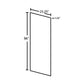 RTA Cobblestone Grey 24" x 96" Tall Skin