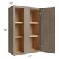 RTA Cobblestone Grey 27" x 36" Blind Corner Wall Cabinet