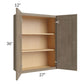 RTA Cobblestone Grey 27" x 36" Wall Cabinet
