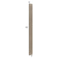 RTA Cobblestone Grey 3" x 42" Fluted Wall Filler