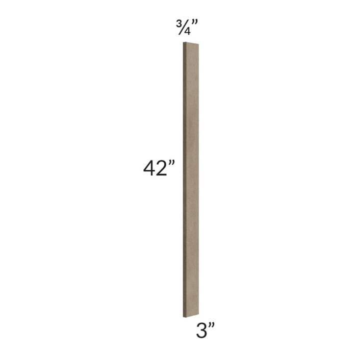 RTA Cobblestone Grey 3" x 42" Wall Filler