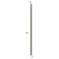 RTA Cobblestone Grey 3" x 96" Fluted Wall Filler