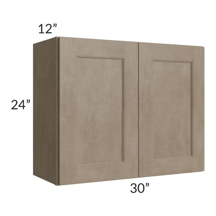 RTA Cobblestone Grey 30" x 24" Wall Cabinet