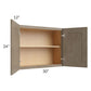 RTA Cobblestone Grey 30" x 24" Wall Cabinet with 1 Skin