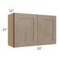 RTA Cobblestone Grey 33" x 21" Wall Cabinet with 2 Skins
