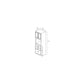 RTA Cobblestone Grey 33" x 90" Universal Oven Cabinet