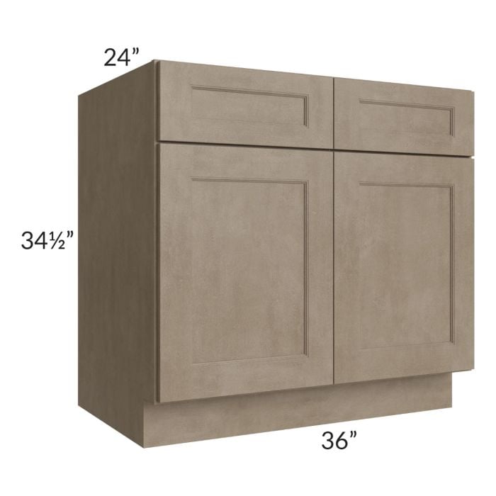 RTA Cobblestone Grey 36" Base Cabinet