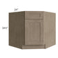 RTA Cobblestone Grey 36" Diagonal Corner Sink Base Cabinet with 1 Decorative End Panel