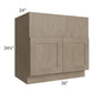 RTA Cobblestone Grey 36" Farm Sink Base