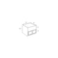RTA Cobblestone Grey 36" Farm Sink Base