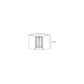 RTA Cobblestone Grey 36" Lazy Susan Corner Base with Stainless Steel Baskets
