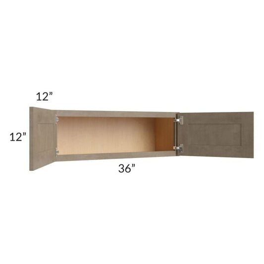 RTA Cobblestone Grey 36" x 12" Wall Cabinet