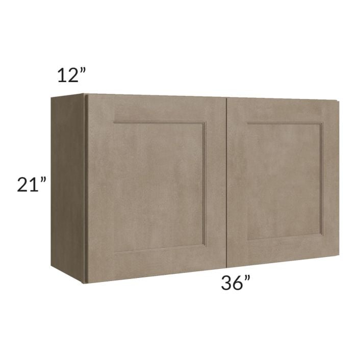 RTA Cobblestone Grey 36" x 21" Wall Cabinet