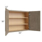 RTA Cobblestone Grey 36" x 30" Wall Cabinet with 2 Skins