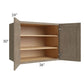 RTA Cobblestone Grey 36" x 30" x 24" Split Pantry Wall Cabinet
