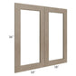 RTA Cobblestone Grey 36" x 36" Glass Door