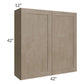 RTA Cobblestone Grey 42" x 42" Wall Cabinet with 2 Skins