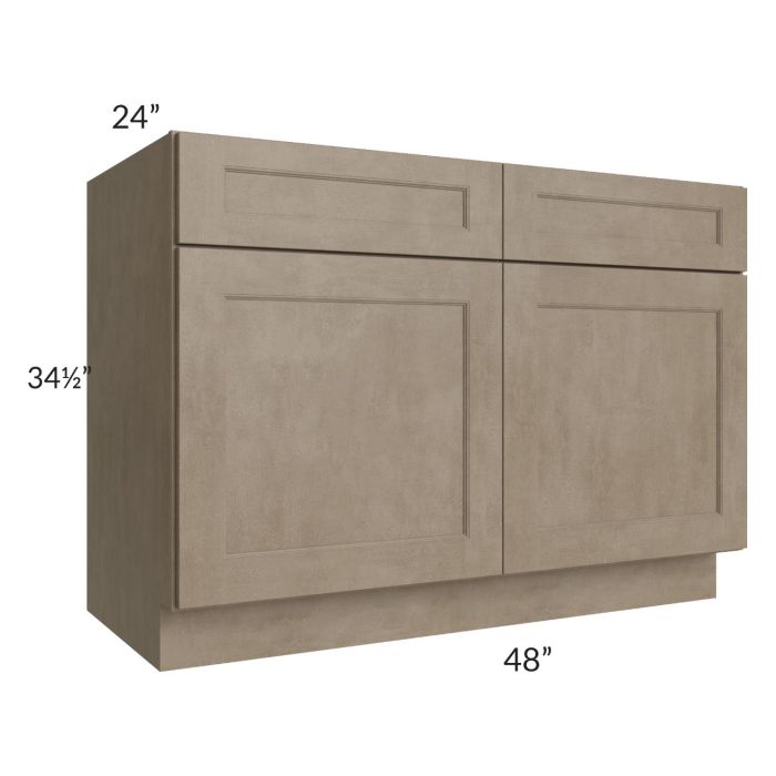 RTA Cobblestone Grey 48" Base Cabinet