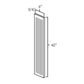 RTA Cobblestone Grey 6" x 42" Fluted Wall Filler
