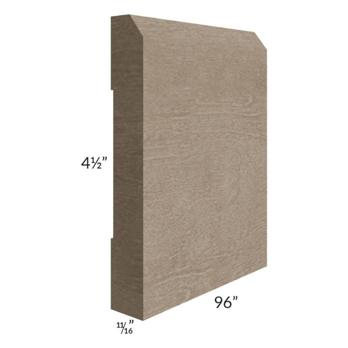 RTA Cobblestone Grey 8' Decorative Base Molding