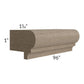RTA Cobblestone Grey 8' Light Rail Molding
