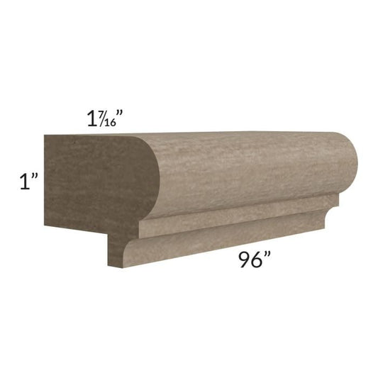 RTA Cobblestone Grey 8' Light Rail Molding