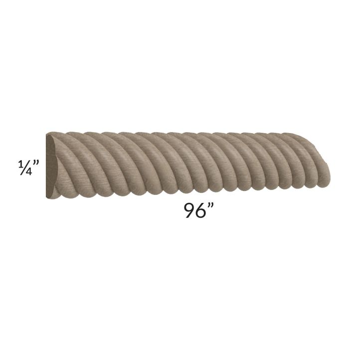 RTA Cobblestone Grey 8' Rope Molding