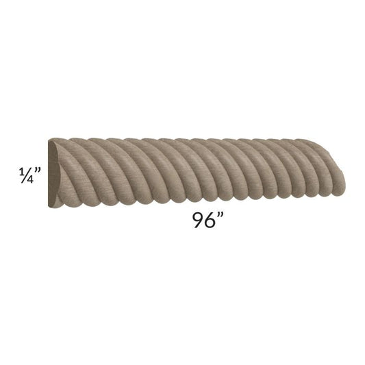 RTA Cobblestone Grey 8' Rope Molding