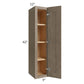 RTA Cobblestone Grey 9" x 42" Wall Cabinet