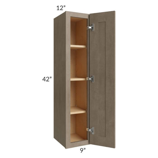 RTA Cobblestone Grey 9" x 42" Wall Cabinet