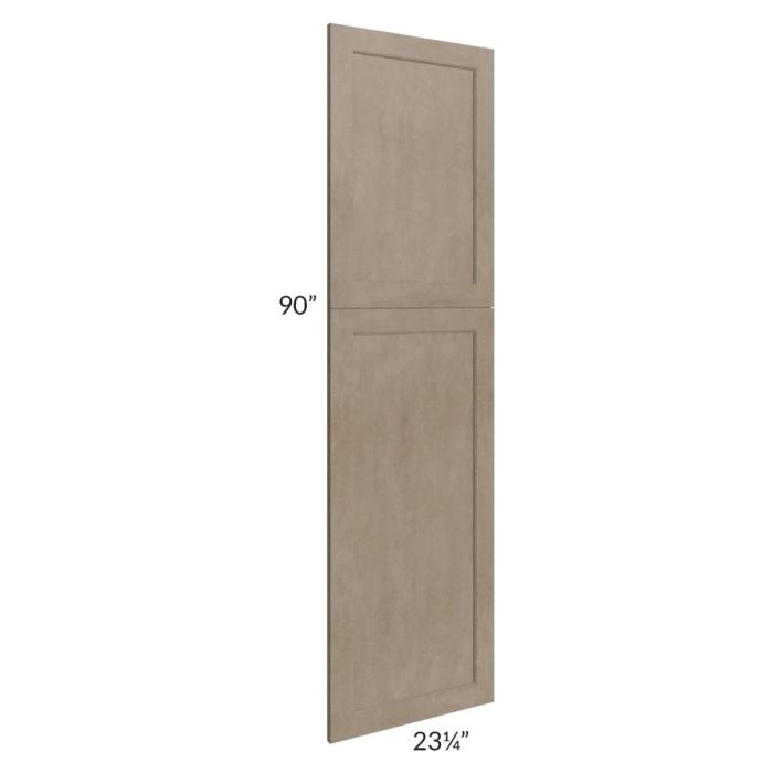 RTA Cobblestone Grey 90" Tall Decorative End Panel