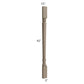 RTA Cobblestone Grey Split Corner Decorative Leg