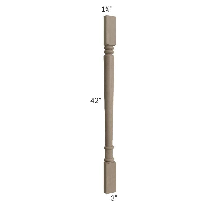 RTA Cobblestone Grey Split Corner Decorative Leg