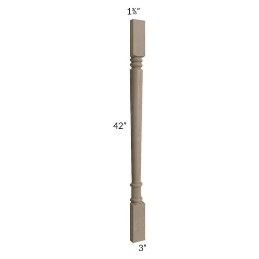 RTA Cobblestone Grey Split Corner Decorative Leg