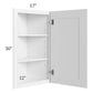 RTA Dakota White 12" x 30" Angle Wall Cabinet
