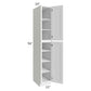 RTA Dakota White 15" x 96" Wall Pantry