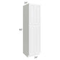 RTA Dakota White 24" x 90" Wall Pantry with 2 Roll Out Trays