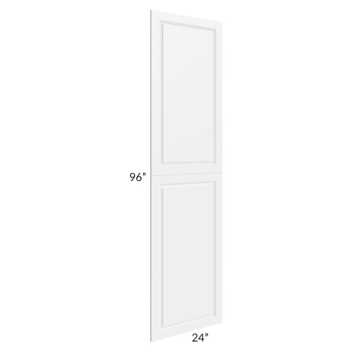 RTA Dakota White 24" x 96" Decorative Panel for a 24" x 96" Wall Pantry