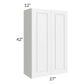 RTA Dakota White 27" x 42" Wall Cabinet