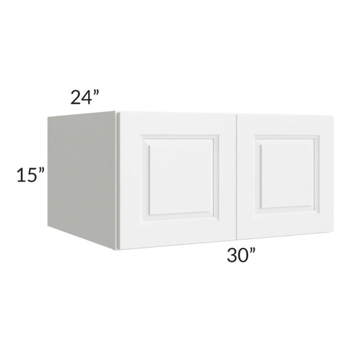 RTA Dakota White 30" x 15" x 24" Wall Cabinet