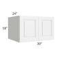 RTA Dakota White 30" x 18" x 24" Wall Cabinet