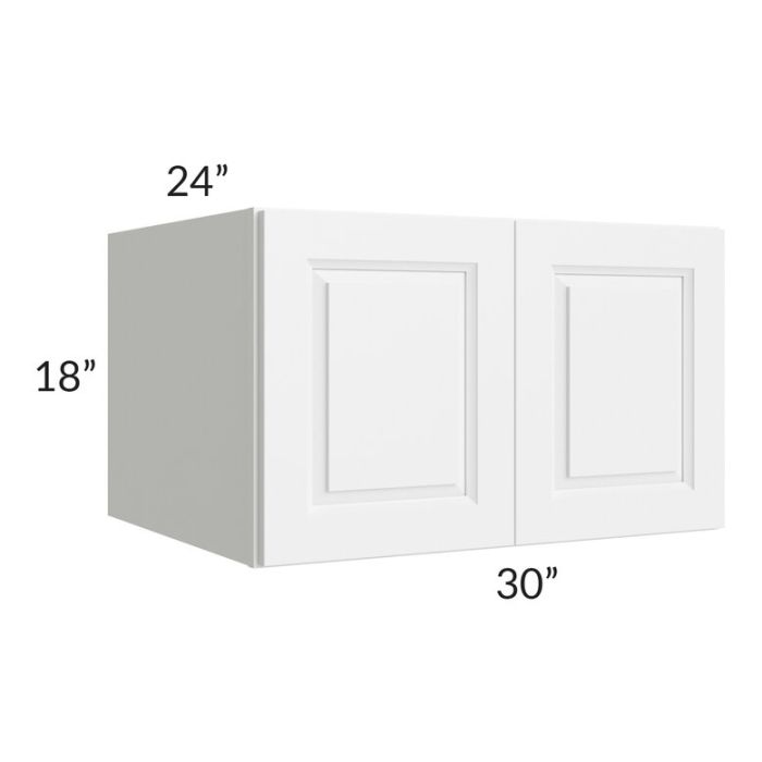 RTA Dakota White 30" x 18" x 24" Wall Cabinet